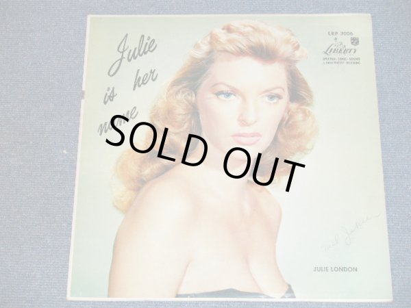 画像1: JULIE LONDON - JULIE IS HER NAME ( DEBUT ALBUM : Ex+/Ex++ ) / 1956 MONO 1st PRESS Turquoise Color LABEL LP Unglossy Jcaket 