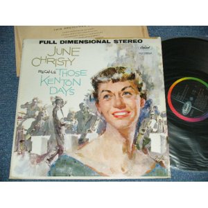 画像: JUNE CHRISTY - RECALLS THOSE KENTON DAYS ( Ex,VG+++/Ex+++ ) / 1959 US ORIGINAL "CAPITOL " LOGO ON LEFT Label  STEREO  LP  