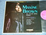 画像: MAXINE BROWN - ALL IN MY MIND FUNNY / 1964  US ORIGINAL STEREO  LP