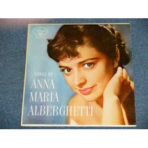 画像: ANNA MARIA ALBERGHETTI - SONGS BY ( Ex++/Ex+++ ) / 1955 US ORIGINAL MONO  LP