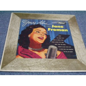 画像: JANE FROMAN - YOURS ALONE / 1955 US ORIGINAL 10"LP 