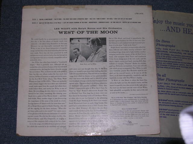 画像: LEE WILEY - WEST OF THE MOON ( VG+++/Ex+ ) / 1957 US ORIGINAL MONO LP