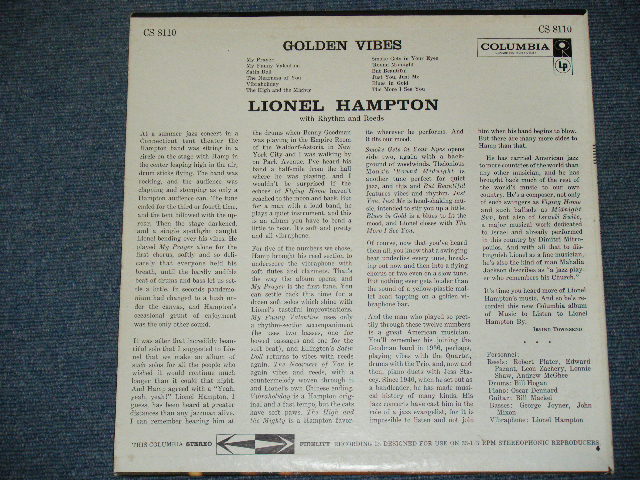 画像: LIONEL HAMPTON - GOLDEN VIBES / 1959 US ORIGINAL STEREO LP  