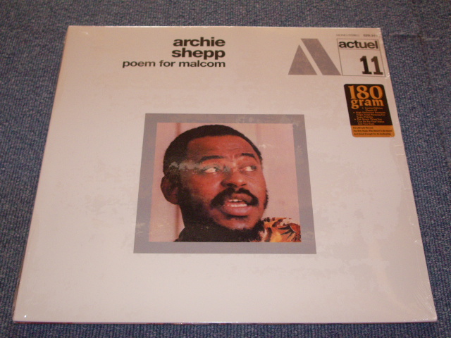 画像1: ARCHIE SHEPP - POEM FOR MALCOM   actuel 11 ( 180 Glam Heavy Weight ) /  US(?) Reissue 180 Glam Heavy Weight Sealed LP