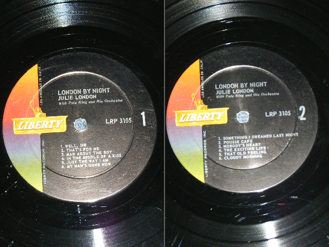 画像: JULIE LONDON - LONDON BY NIGHT / 1960 US 2nd Press COLOR LIBERTY Label  MONO Used LP 