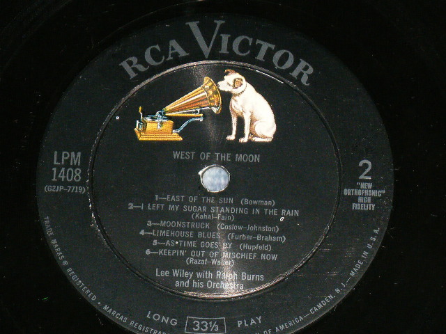 画像: LEE WILEY - WEST OF THE MOON ( VG+++/Ex++ ) / 1957 US ORIGINAL MONO LP