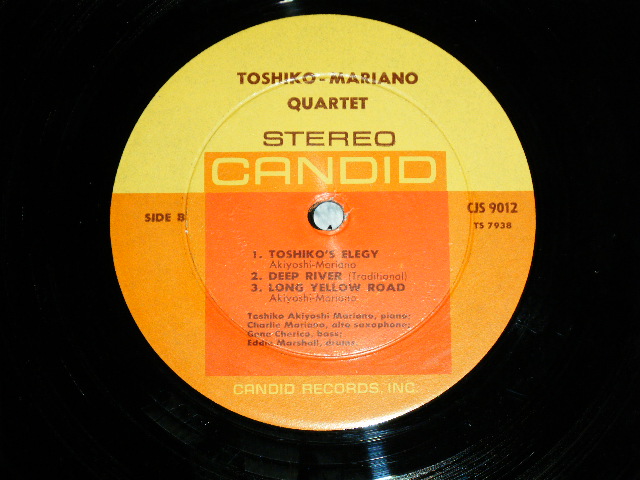 画像: TOSHIKO MARIANO QUARTET ( 秋吉敏子 ) - TOSHIKO MARIANO QUARTET  / 1960 US ORIGINAL RARE!!!!  STEREO Used LP  