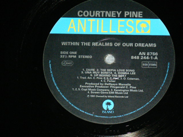 画像: COURTNEY PINE - WITHIN THE REALMS OF OUR DREAM  / 1991 UK ENGLAND ORIGINAL Used LP 