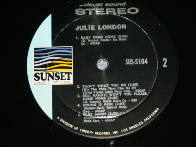 画像: JULIE LONDON - JULIE LONDON ( Ex+/Ex+++)  / 1968? US ORIGINAL STEREO Used LP