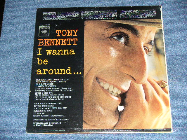 画像: TONY BENNETT トニー・ベネット - I WANNA BE AROUND ( Ex+/Ex+++ )   / 1963 US ORIGINAL "360 SOUND Label" STEREO Used LP  