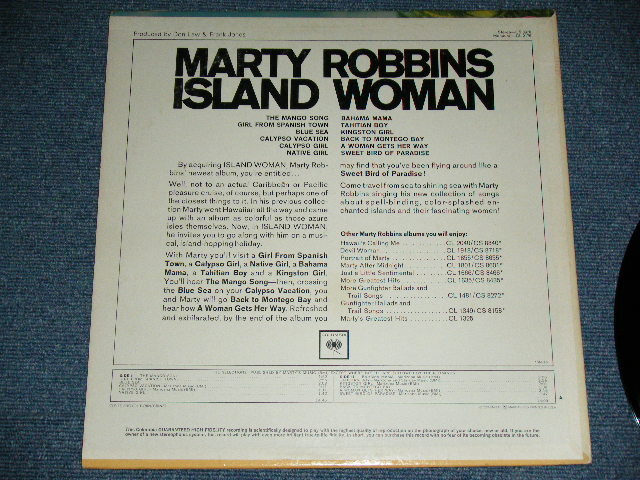 画像: MARTY ROBBINS - ISLAND WOMAN ( Ex++/MINT-) / 1964 US AMERICA ORIGINAL  2 Eyes MONO Used LP 