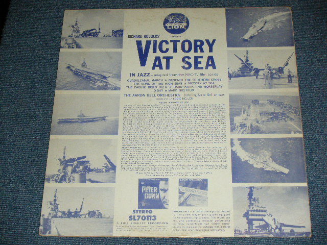 画像: The AARON BELL ORCHESTRA - VICTORY AT SEA ( Ex/Ex+++ ) / 1959 US AMERICA  ORIGINAL  STEREO Used  LP 