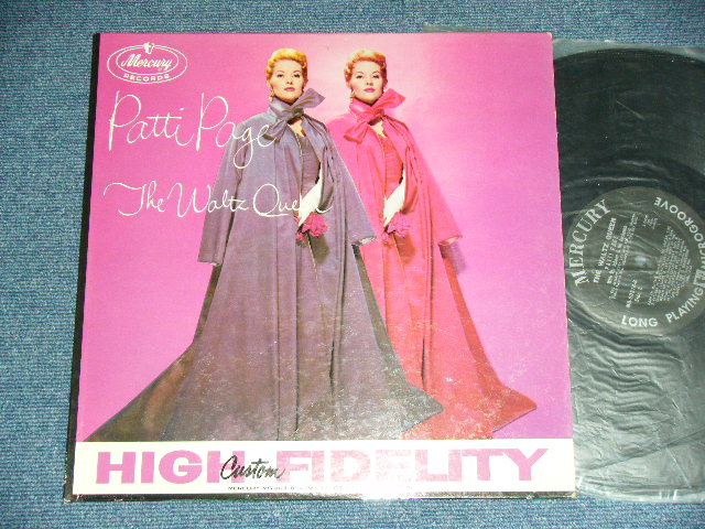 画像1: PATTI PAGE   - THE WALTZ QUEEN : 2nd Press Jacket : "MERCURY LOGO" on Left Upper Corner  ( Ex++/MINT- )  / 1959 US AMERICA ORIGINAL 2nd Press Jacket MONO Used LP 