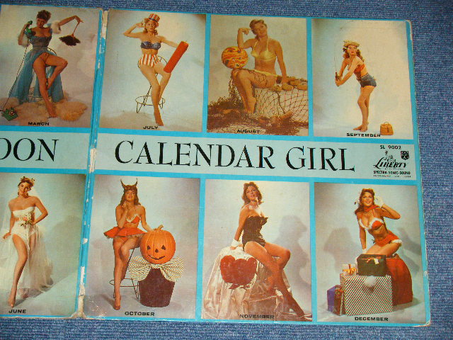 画像: JULIE LONDON - CALENDAR GIRL ( Ex-/VG+++ ) / 1956 US AMERICA ORIGINAL MONO MARLOON  LABEL Used LP