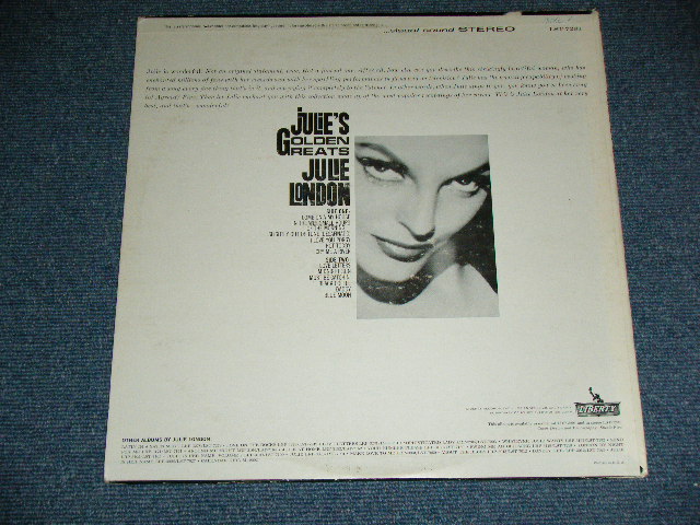 画像: JULIE LONDON - JULIE'S GOLDEN GREATS ( BLACK JACKET 1st PRESS  ) / 1963 US AMERICA ORIGINAL STEREO Used LP