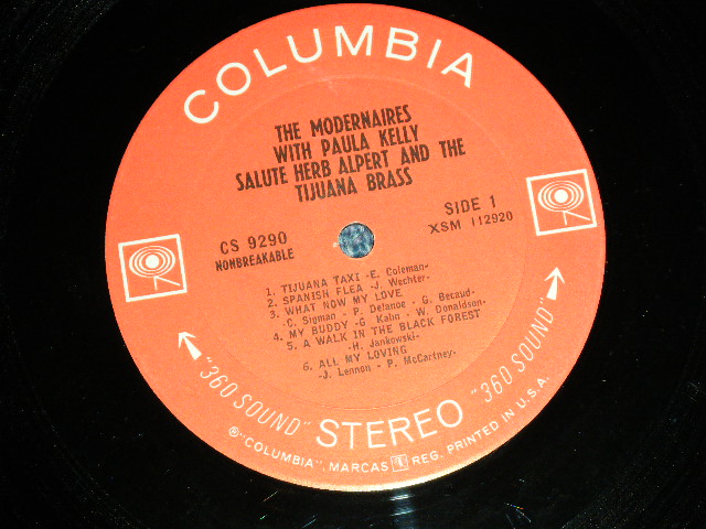 画像: The MODERBAIRES with PAULA KELLY - "MODS" SALUTE HERB ALPERT and The TIJUNA BRASS ( Ex+++/Ex++ ) / 1966 US AMERICA ORIGINAL STEREO  Used LP