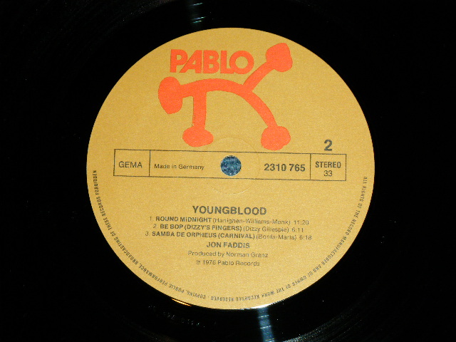 画像: JON FADDIS - YOUNGBLOOD  ( Ex+++/MINT-  ) / 1976 WEST-GERMANY GERMAN  ORIGINAL Used  LP