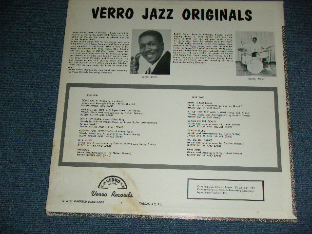 画像: BUDDY BUTLER and BAND / JAMES SCALES and The ALL STARS  -  RUN, BIG FEET, RUN! : VERRO JAZZ ORIGINALS ( 40's Jazzin CHICAGO : SAX & DRUM! : Ex+/MINT- )  / 1967 US AMERICA ORIGINAL MONO Useed  LP 