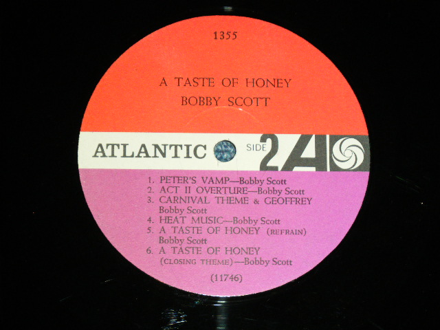 画像: BOBBY SCOTT - A TASTE OF HONEY  ( Ex+/Ex+  ) / 1960 US AMERICA ORIGINAL  MONO Used LP 