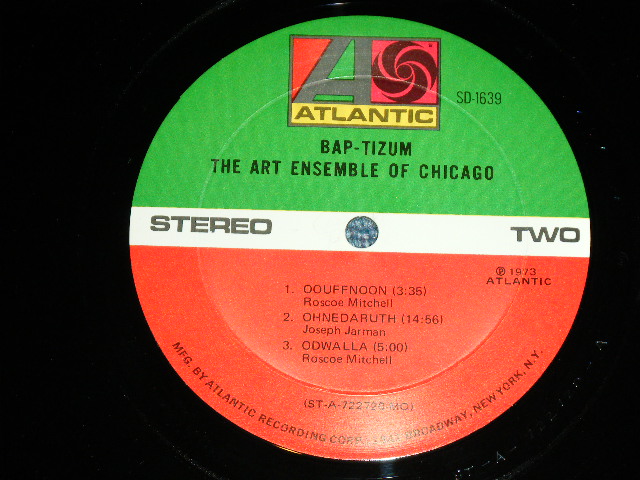 画像: ART ENSEMBLE OF CHICAGO -  BAP-TIZUM ( Ex+/Ex+++ )   / 1973 US AMERICA ORIGINAL Used LP