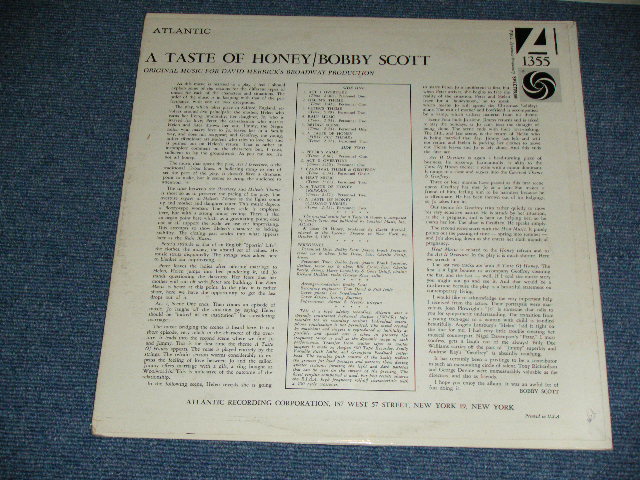 画像: BOBBY SCOTT - A TASTE OF HONEY  ( Ex+/Ex+  ) / 1960 US AMERICA ORIGINAL  MONO Used LP 