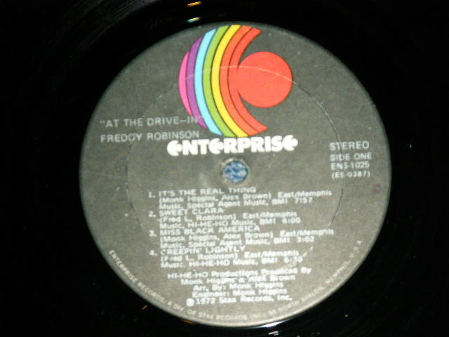 FREDDY ROBINSON - AT THE DRIVE-IN ( Ex+,Ex-/Ex+++ ) / 1972 US