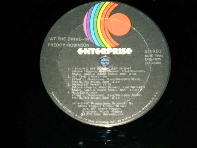 FREDDY ROBINSON - AT THE DRIVE-IN ( Ex+,Ex-/Ex+++ ) / 1972 US