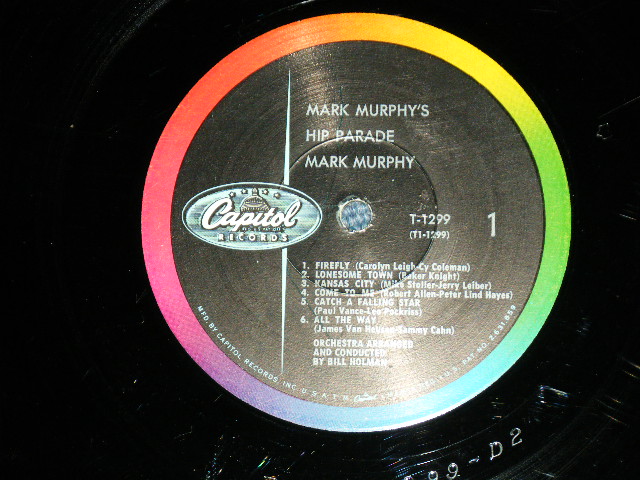 画像: MARK MURPHY - MARK MURPHY'S HIT PAEADE   ( Ex-/Ex Looks: VG+++ ) / 1960 US AMERICA ORIGINAL "BLACK with RAINBOW CAITOL Logo on Left Side  LABEL"  MONO  Used LP