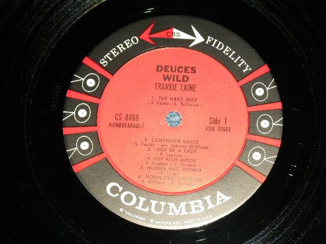 画像: FRANKIE LAINE - DEUCES WILD ( Ex/Ex+++ ) / 1962 US ORIGINAL "6 EYE'S LABEL" STEREO Used  LP 