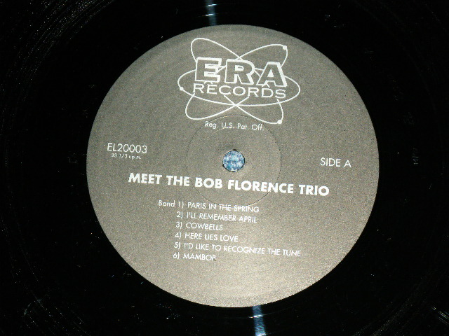 画像: BOB FLORENCE  -  MEET THE BOB FLORENCE TRIO   / 1970's US REISSUE Used  LP 