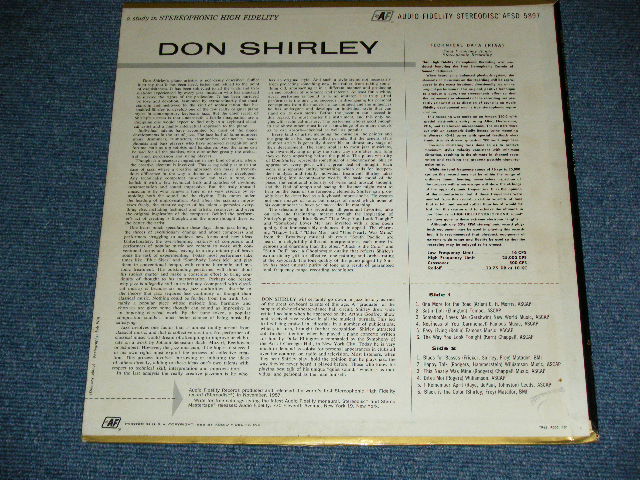 画像: DON SHIRLEY   - DON SHIRLEY  ( Ex++/Ex++) /1959 ORIGINAL "SILVER LABEL" STEREO Used LP