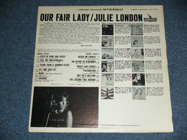 画像: JULIE LONDON - OUR FAIR LADY (Ex+++/MINT-) / 1965 US AMERICA ORIGINAL STEREO Used LP