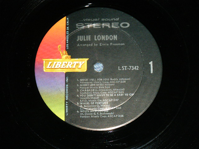 画像: JULIE LONDON - YOU DON'T HAVE TO BE A BABY  TO CRY  ( Ex+++/Ex+++, ) /1964 US AMERICA ORIGINAL STEREO Used LP