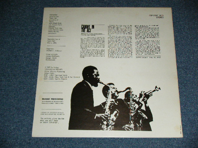 画像: ALBERT AYLER - BELLS ( ONE SIDED : Ex+++/MINT- ) / ITALY ITALIA ORIGINAL Used LP 