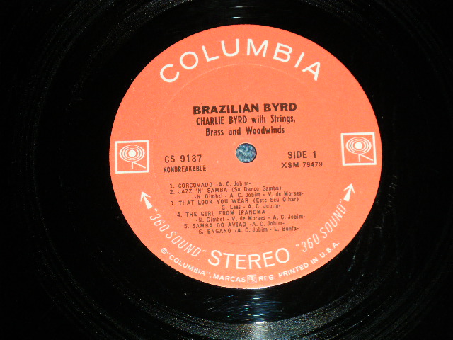 画像: CHARLIE BYRD - BRAZILIAN BIRD (Ex++/MINT-) / 1966 US AMERICA ORIGINAL "White 360 SOUND Label" STEREO Used LP 