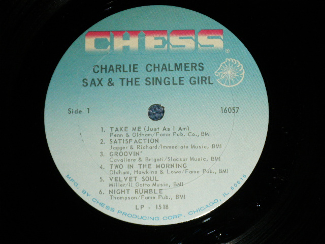 画像: CHARLIE CHALMERS - SAX & The SINGLE GIRL(Ex++/Ex+++) )  / 1967 US AMERICA ORIGINAL MONO Used LP  