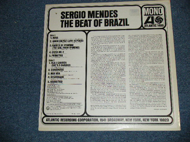 画像: SERGIO MENDES - THE BEAT OF BRAZIL (RED & PURPLE  Label : Matrix # A)A-12543-A /B)A-12544-A : Ex++/Ex+++) / 1967 US AMERICA ORIGINALMONO Used LP 