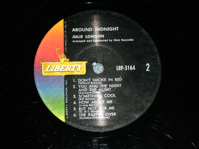 画像: JULIE LONDON - AROUND MIDNIGHT ( Ex+/Ex+Looks:Ex- ) / 1960 US ORIGINAL MONO Used  LP 