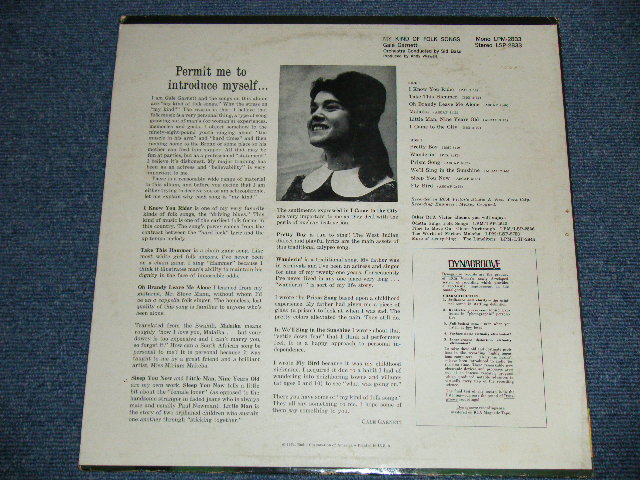 画像: GALE GARNETT - WE'LL SING IN THE SUNSHINE (Ex++/Ex+++) / 1964 US AMERICA  ORIGINAL STEREO Used LP 