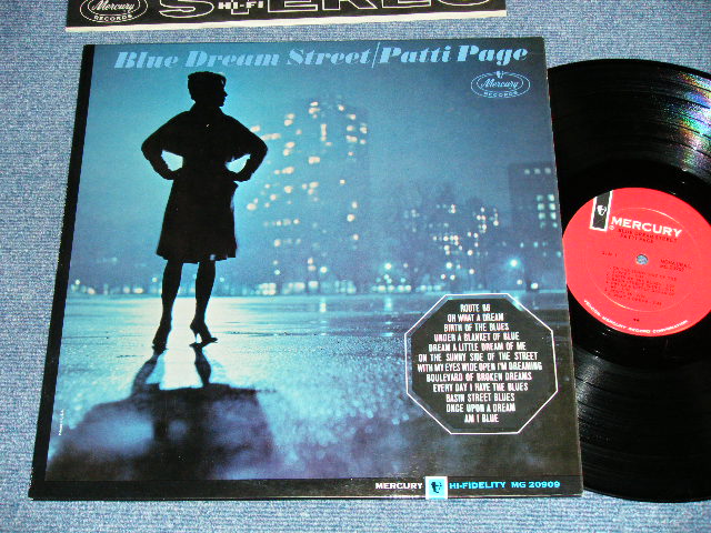 画像1: PATTI PAGE - BLUE DREAM STREET  ( Ex+++/Ex++ ,CRACK on THE EDGE )  /1964 US ORIGINAL MONO "RED LABEL"  Used LP