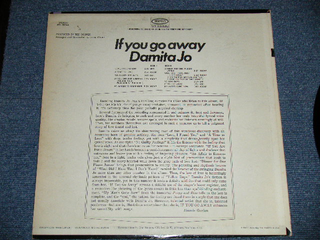 画像: DOMITA JO - IF YOU GOAWAY ( Ex+/Ex+ ) / 1960's  US AMERICA ORIGINAL STEREO Used LP