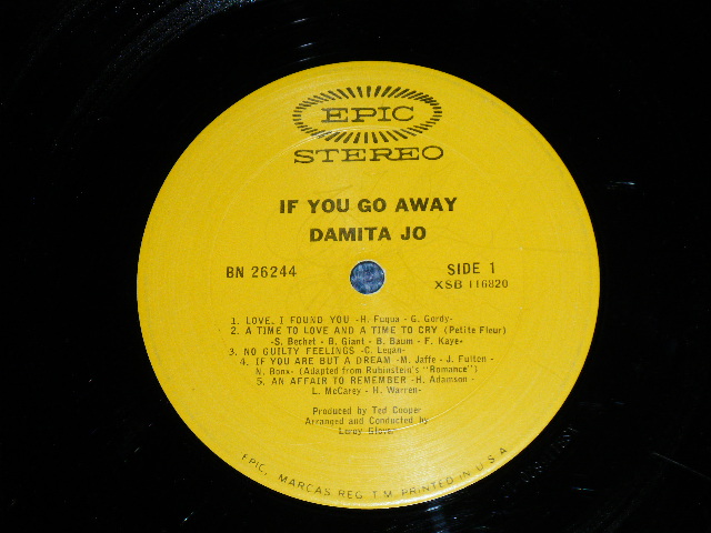 画像: DOMITA JO - IF YOU GOAWAY ( Ex+/Ex+ ) / 1960's  US AMERICA ORIGINAL STEREO Used LP