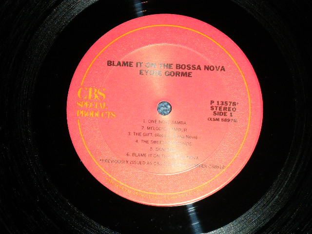 EYDIE GORME - BLAME IT ON THE BOSSA NOVA ( Ex+/MINT-) / 1970's US