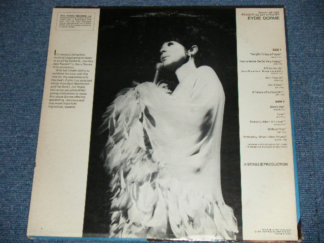 画像: EYDIE GORME - TONIGHT I'LL SAY A PRAYER(Ex++/Ex+++ )   / 1970 US ORIGINAL  STEREO LP