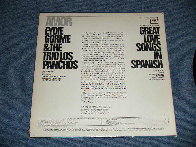 画像: EYDIE GORME & TRIO LOS PANCHOS -  AMOR ( Ex+/Ex++ )  / 1964 US AMERICA ORIGINAL 1st press "BLACK 360 SOUND" Label STEREO Used LP