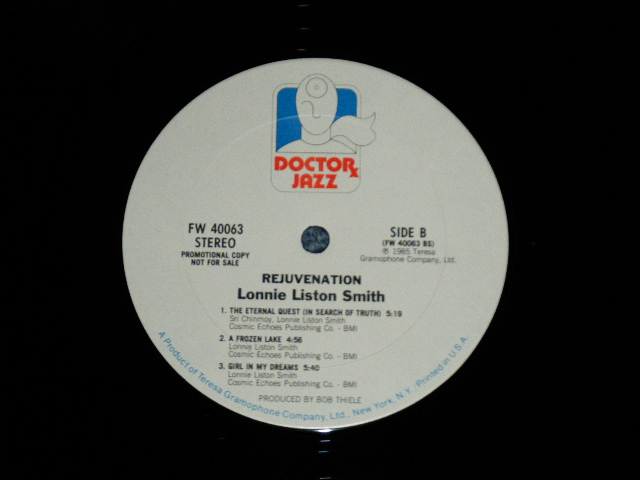 画像: LONNIE LISTON SMITH - REJUVENATION ( Ex++/Ex+++ )  / 1985 US AMERICA ORIGINAL "PROMO" Used LP 