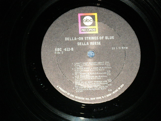 画像: DELLA REESE -  DELLA ON STRINGS OF BLUE  ( Ex/Ex+++)   / 1967 US AMERICA ORIGINAL MONO Used LP 