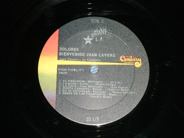 画像: JUAN CAVERO  Y SU CONJUNTO  - DOLORES BIENVENIDO   ( MINT-/MINT- )   / 1960's  US AMERICA ORIGINAL MONO Used  LP 