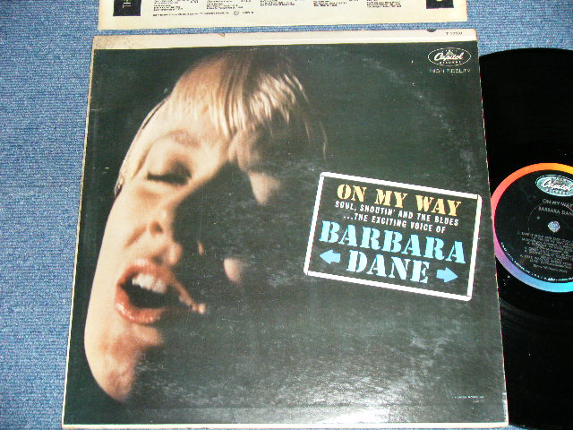 画像1: BARBARA DANE - ON MY WAY  ( Ex,VG+ / Ex+ Looks: Ex )  / 1962 US AMERICA ORIGINAL "BLACK with RAINBOW Ring CAPITOL Logo on TOP Label" MONO  Used LP  