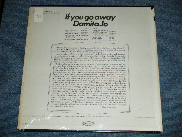 画像: DAMITA JO - IF YOU GO AWAY  ( MINT-/Ex+++ )  / 1965 US AMERICA ORIGINAL STEREO Used LP  